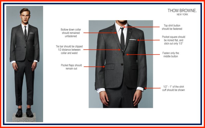 Thom Browne Size Chart