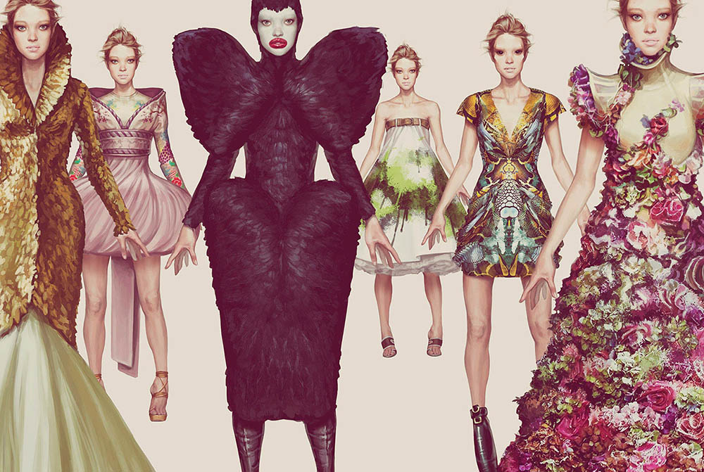 ignasi monreals fashion illustrations