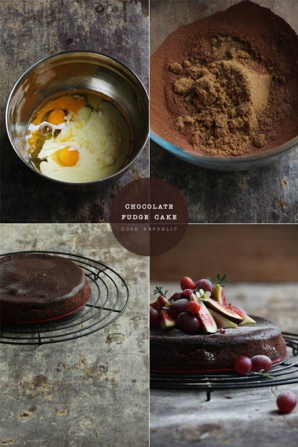 Cook Republic Spring Chocolate Fudge Cake