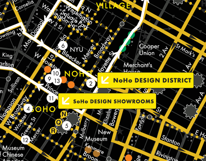 NYC Design Week Bike Map