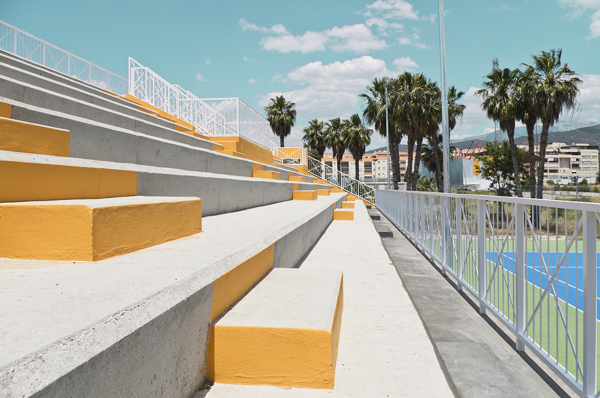 amplacion del polideportivo Fernando Hierro Blanca Green