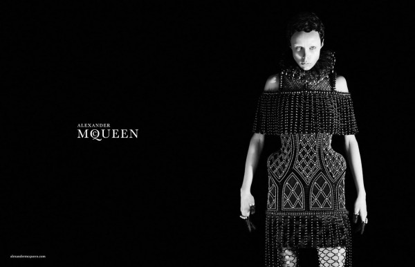 edie campbell by david sims for alexander mcqueen fw