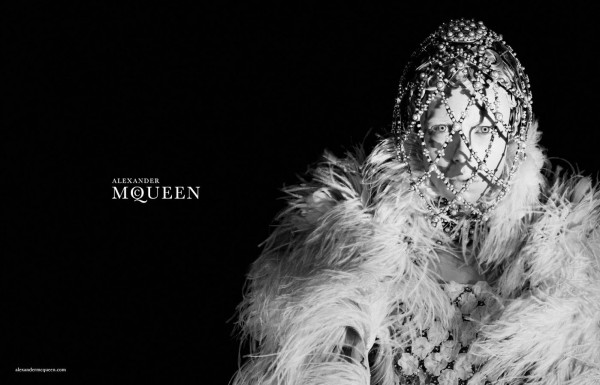 edie campbell by david sims for alexander mcqueen fw