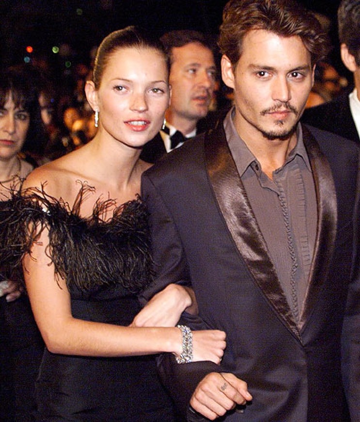 s throwback johnny depp kate moss