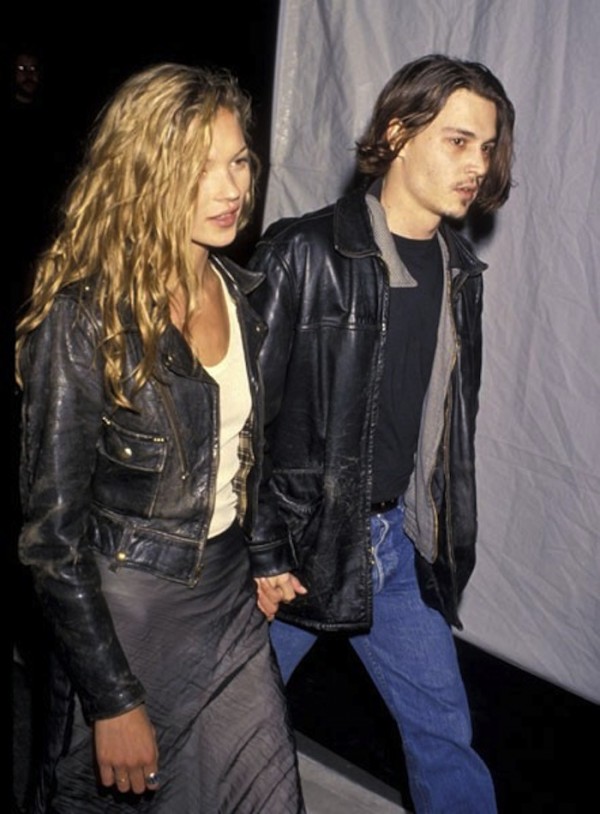 s throwback johnny depp kate moss