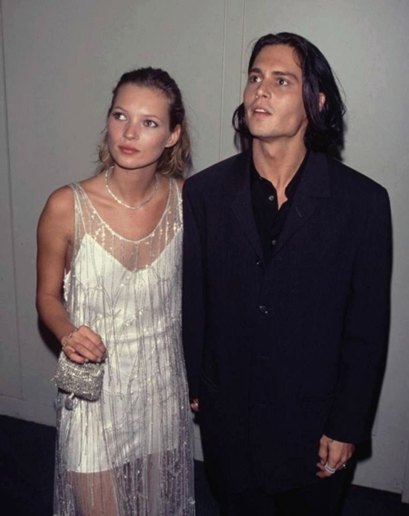 s throwback johnny depp kate moss