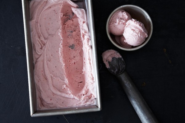 Food and Choosing Raws Strawberry Vanilla Coconut Ice Cream