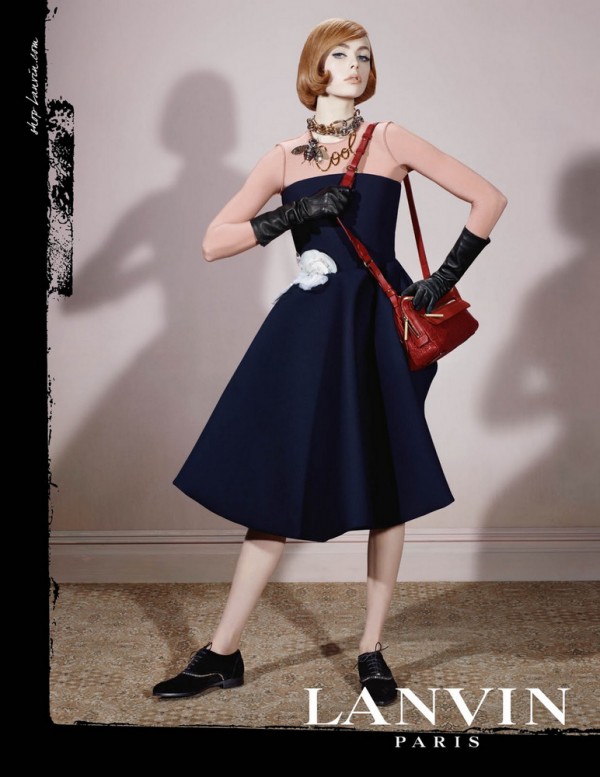 edie campbell by steven meisel for lanvin fw