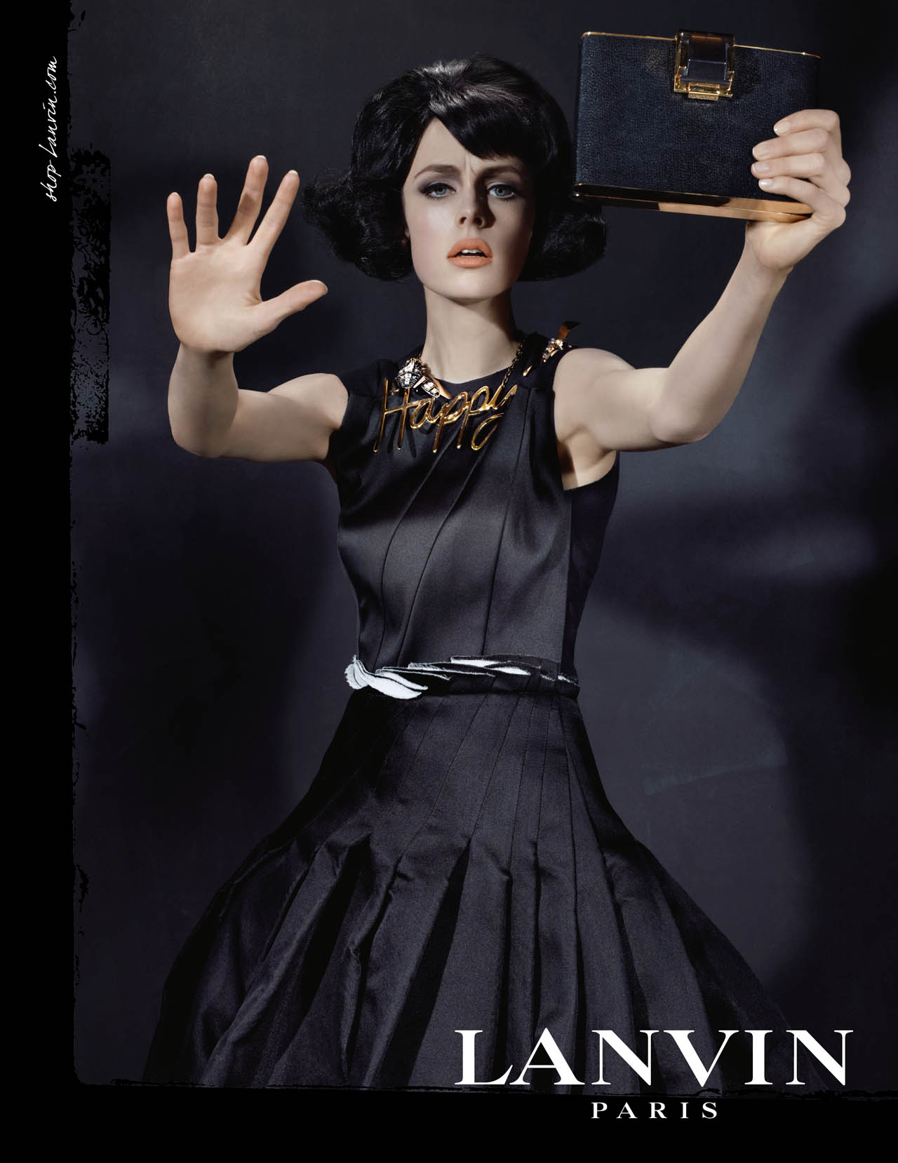edie campbell by steven meisel for lanvin fw _