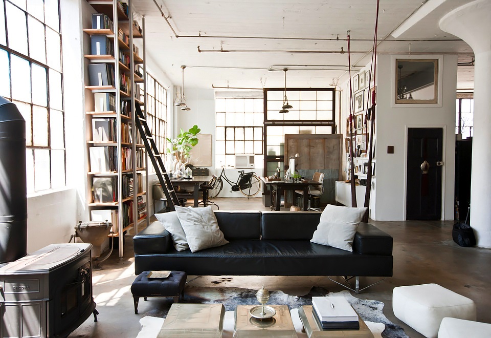 loft brooklyn industrial interior