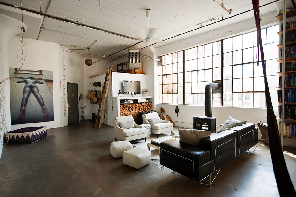 loft brooklyn industrial interior