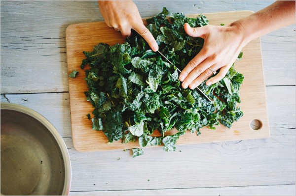 Sprouted Kitchens Kale Salad with Tomatoes Olives Feta