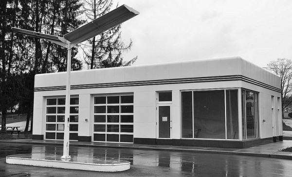 modernist petrol stations