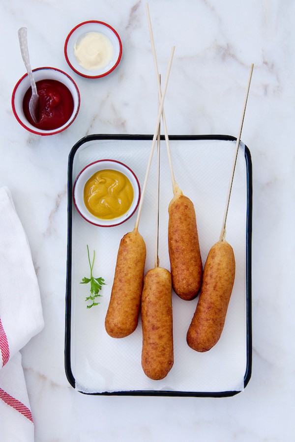 Food and Cooks Corn Dog Recipe