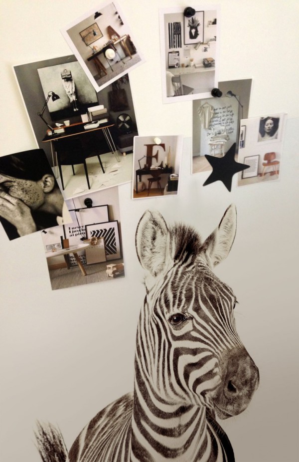 Strong, white magnetic wallpaper: paintable and suitable for magnets by  Groovy Magnets