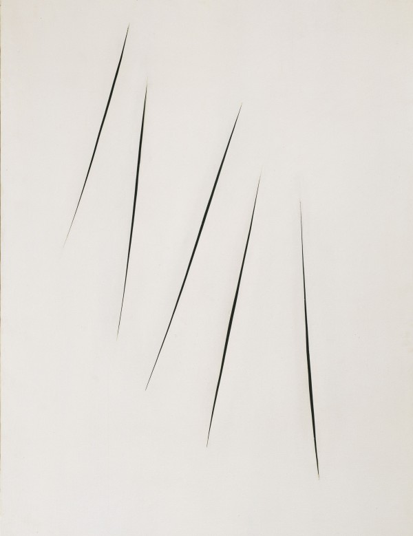 Lucio Fontana Concetto Spaziale Attese copyright Fondazione Lucio Fontana Milano scaled