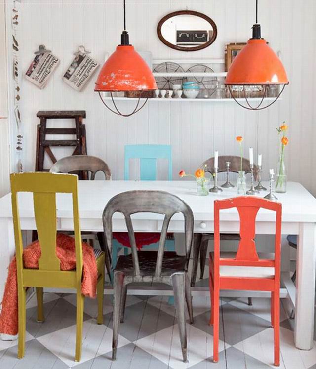 Mixed dining best sale chairs ideas