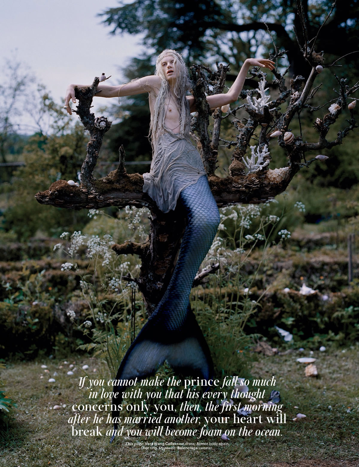 Kristen McMenamy by Tim Walker for W Magazine