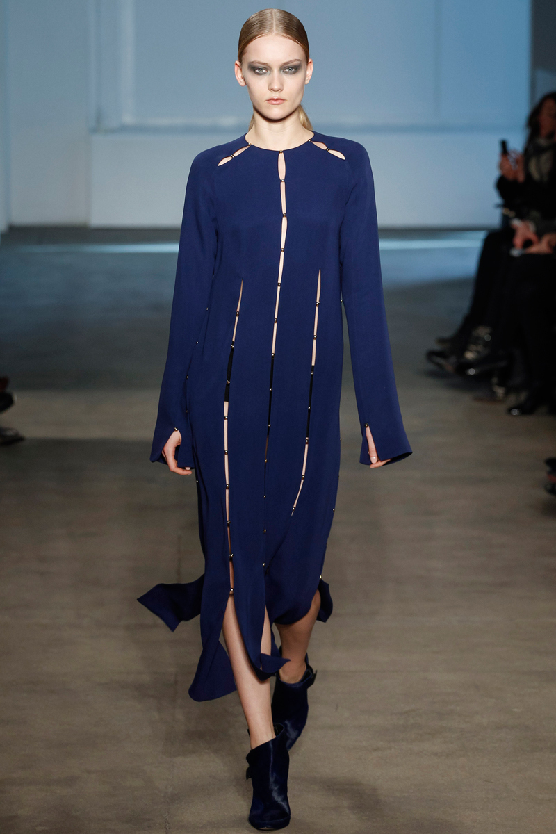 Derek Lam Fall 2014 Hair and Makeup, Runway Pictures