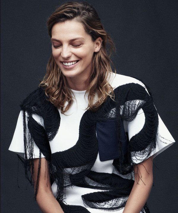 Daria Werbowy Harpers Bazaar US feb