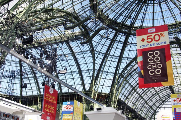 Karl Lagerfeld and his team turned the Grand Palais into an enormous,  lavishly stocked Chanel hypermarket #eventdesign #fashion #show #paris  #fashionweek #desi…