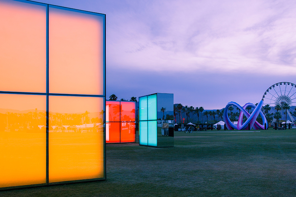 Reflection Field Coachella Phillip K Smith