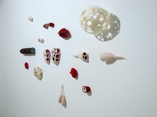 elodie antoine felt sculptures