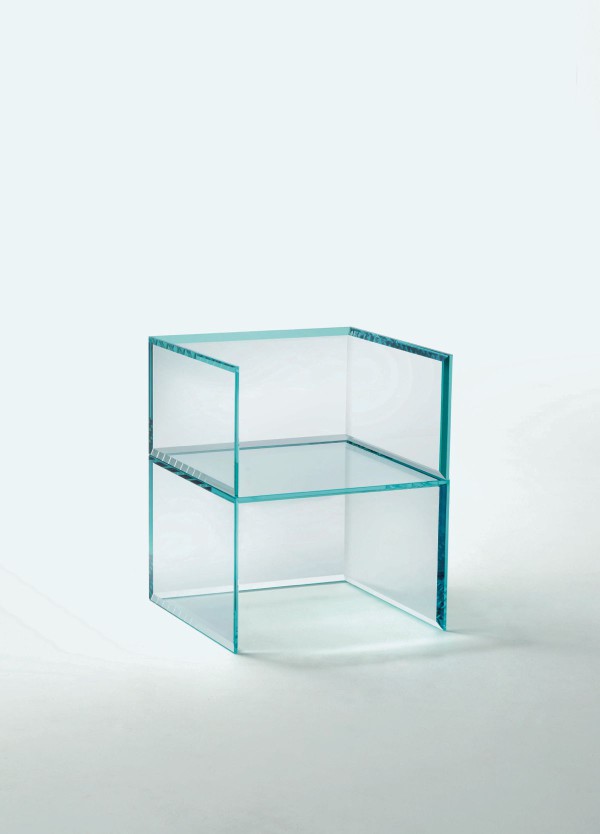 GlasItalia PRISM glass chair_