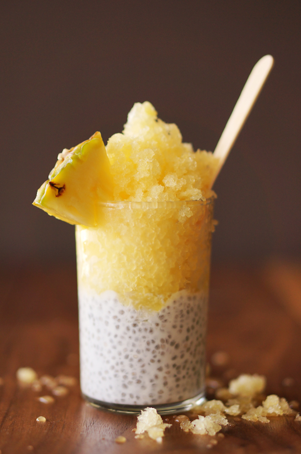 Pineapple Granita Chia Pudding