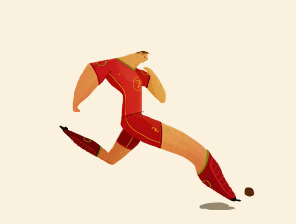 rafael mayanis world cup players illustrations