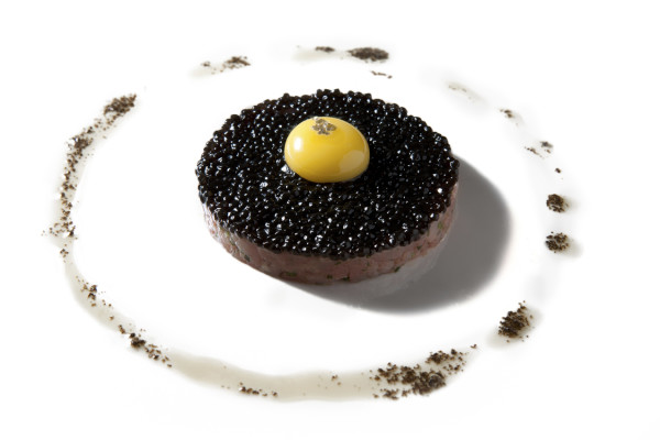 Art Of Plating Acquerello Veal tartare quail egg toasted brioche and truffle ‘caviar’