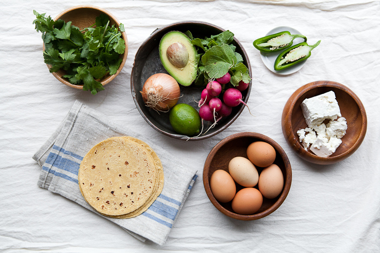 Breakfast Tacos With Avacado Radish Salsa