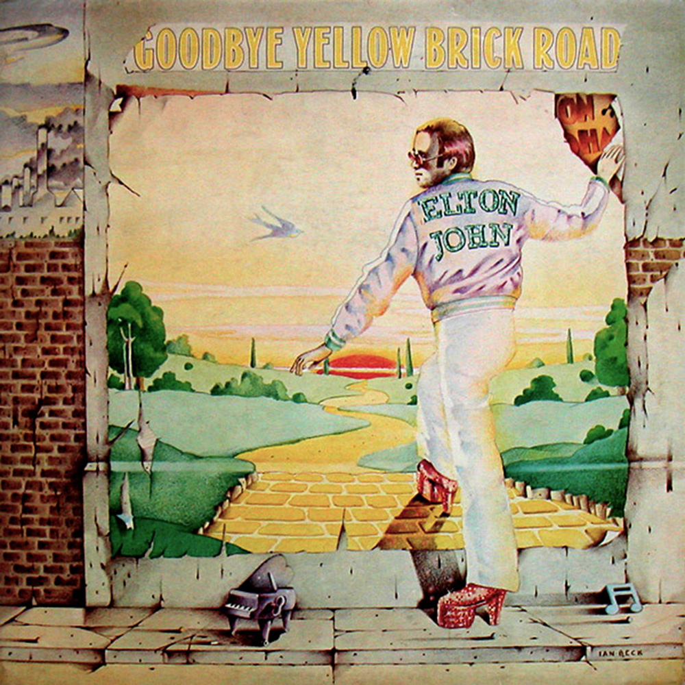 Elton John Goodbye Yellow Brick Road Front