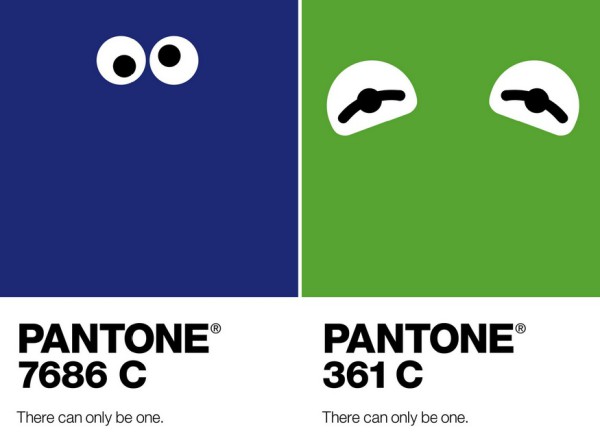 Famous Characters in Minimalistic Pantone Posters
