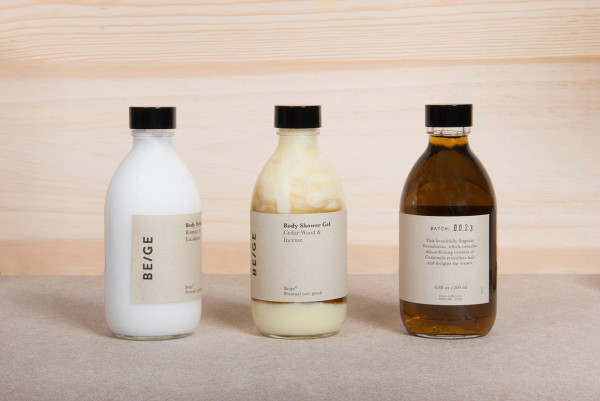 Josep Puy Beige Personal Care Products Branding