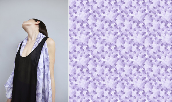 Composed elements scarves by inge de vor