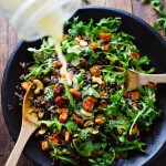 Roasted Sweet Potato Wild Rice and Arugula Salad