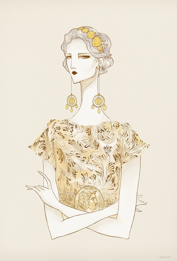 velwyn yossy fashion illustrations