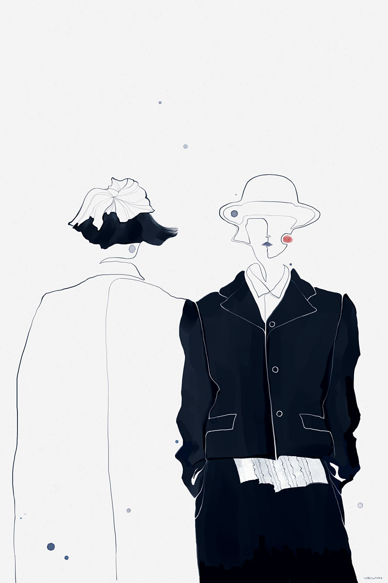 velwyn yossy fashion illustrations