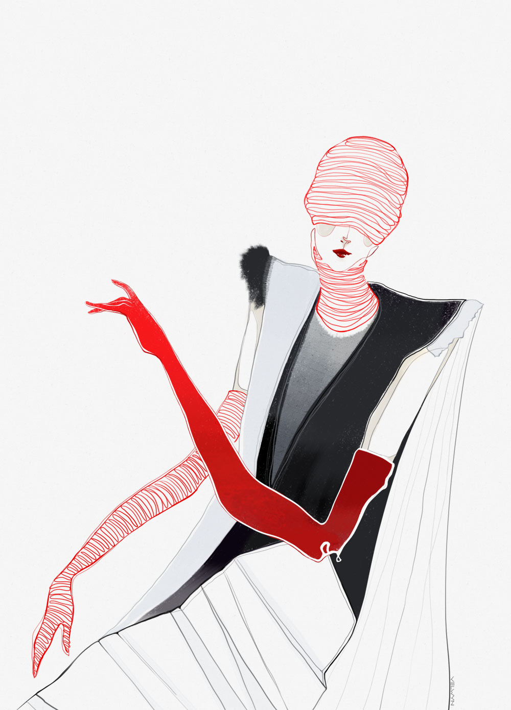 Fashion Illustrator: Velwyn Yossy