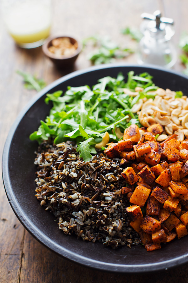 wild rice sweet potato salad