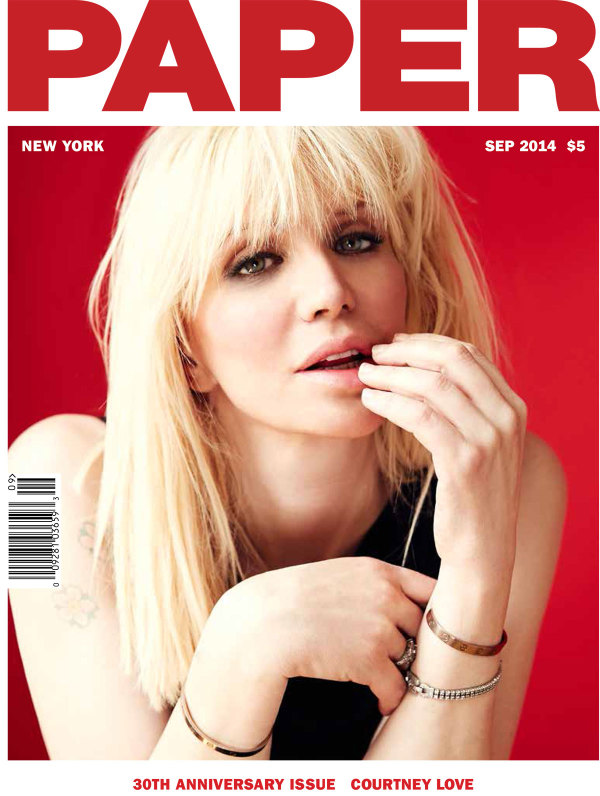 Courtney Love PAPER th September Cover