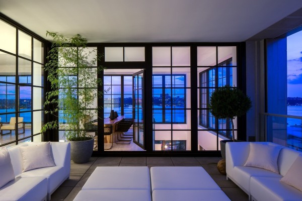 sky garage penthouse at th avenue new york