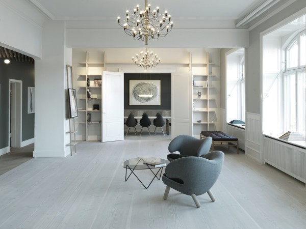 Dinesen Showroom with Pelican Chair