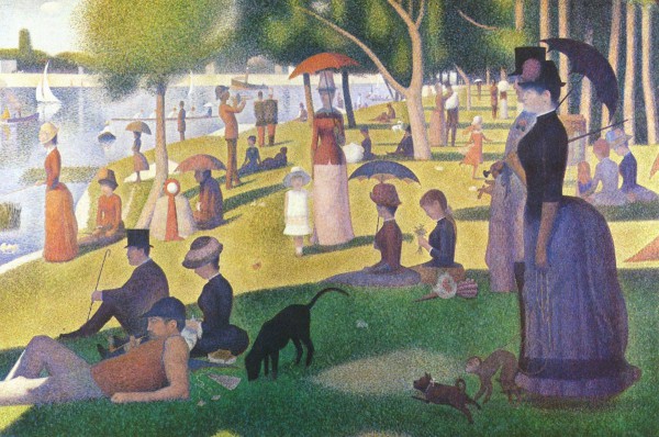 pierre adrien sollier Georges Seurat Un dimanche après midi sur lîle de la Grande Jatte original