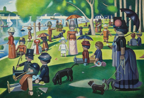 pierre adrien sollier playmobil painitngs Grande Jatte