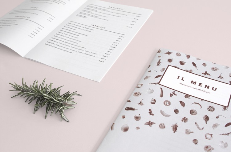 Ristorante firenze branding by sarah le donne