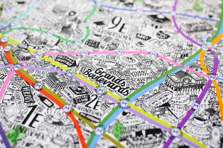paris mapped in style by jenni sparks a