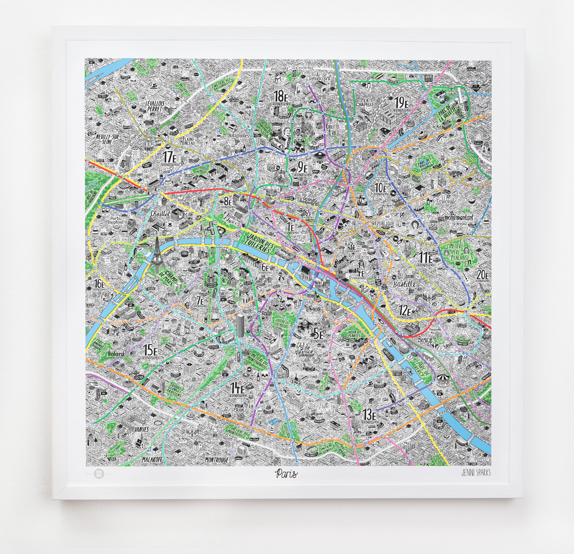 paris mapped in style by jenni sparks