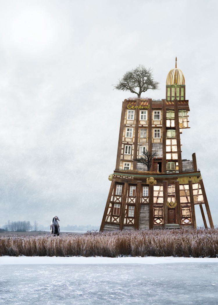 matthias jung surreal homes collages